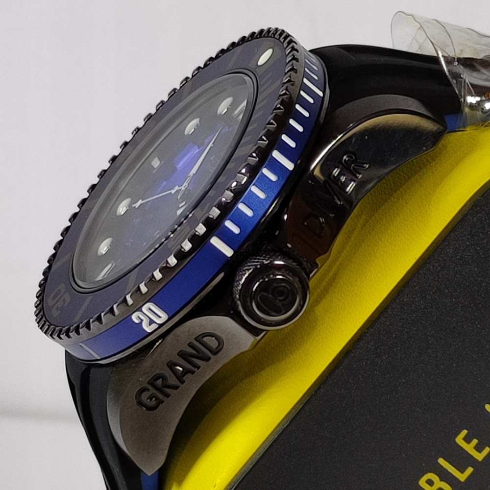 Invicta 47mm Blue/ Black Grand Diver Watch - Picture 5 of 11